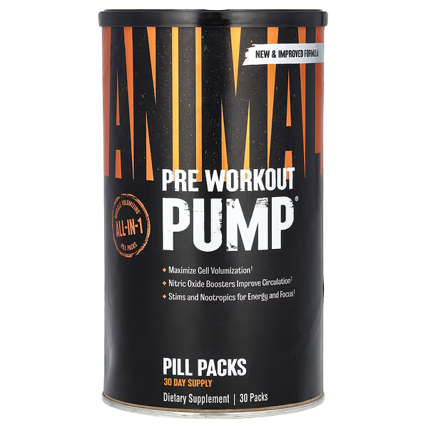 Universal Nutrition Animal Pump, 30 Packs