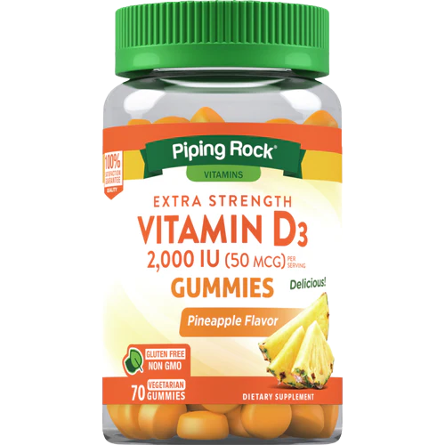 Nature's Truth Vitamin D3 (Pineapple), 2000 IU, 70 Gummies