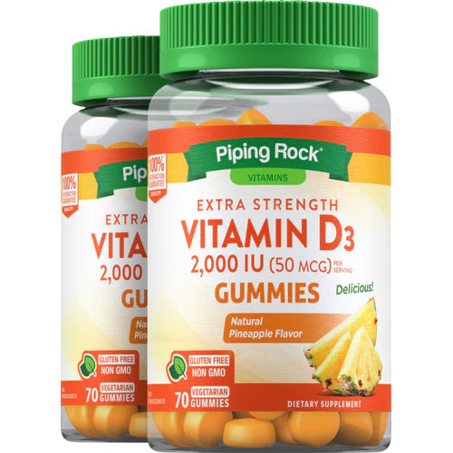 Nature's Truth Vitamin D3 (Pineapple), 2000 IU, 70 Gummies