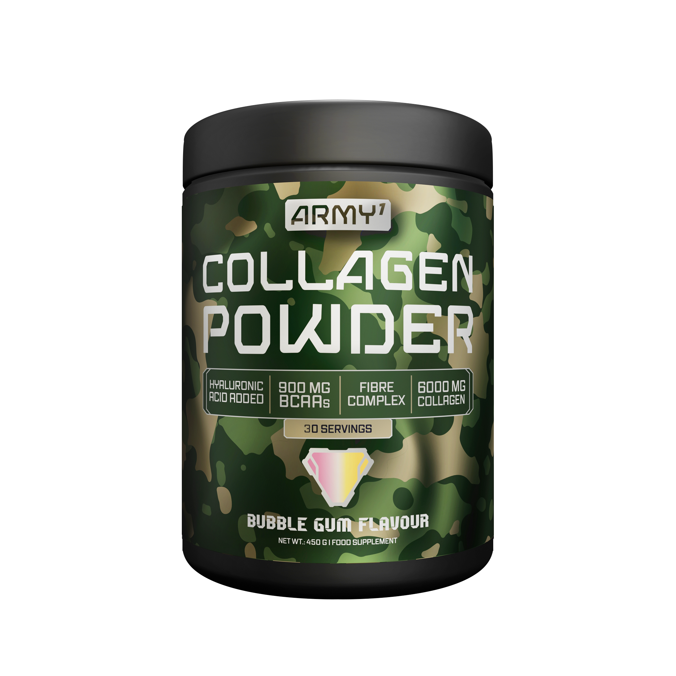 Army1 Collagen Powder Bubblegum 450g