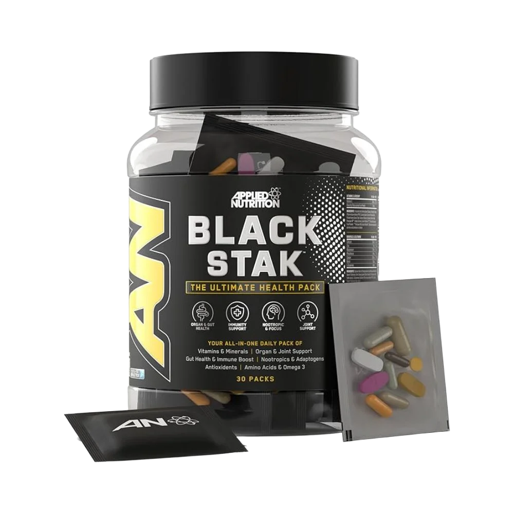 Applied Nutrition Black Stak Ultimate Health, 30 Packs, Complete Performance Complex