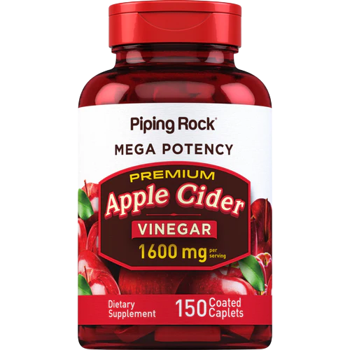 Piping Rock, Premium Apple Cider Vinegar, 150 Coated Caplets