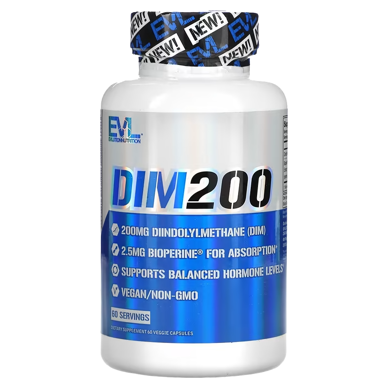 EVLution Nutrition, DIM 200, 200 mg, 60 Veggie Caps