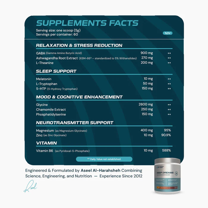 Deep Dreams Sleep, Mood & Brain Balance 300