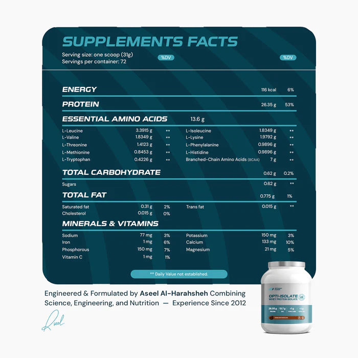 Opti-Isolate Whey Protein 2.23 Kg