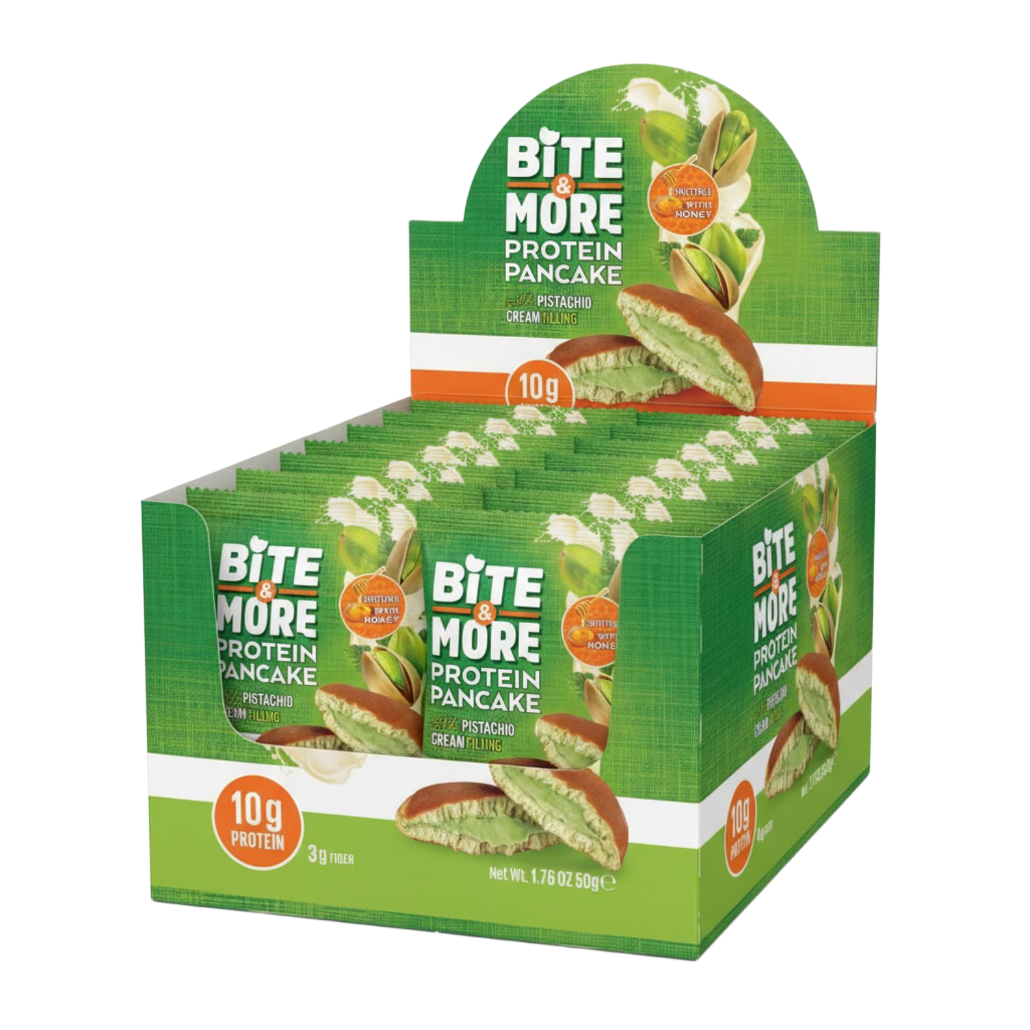 Bite & More Protein Pancake 10g Protein High in Fibers 50 gr