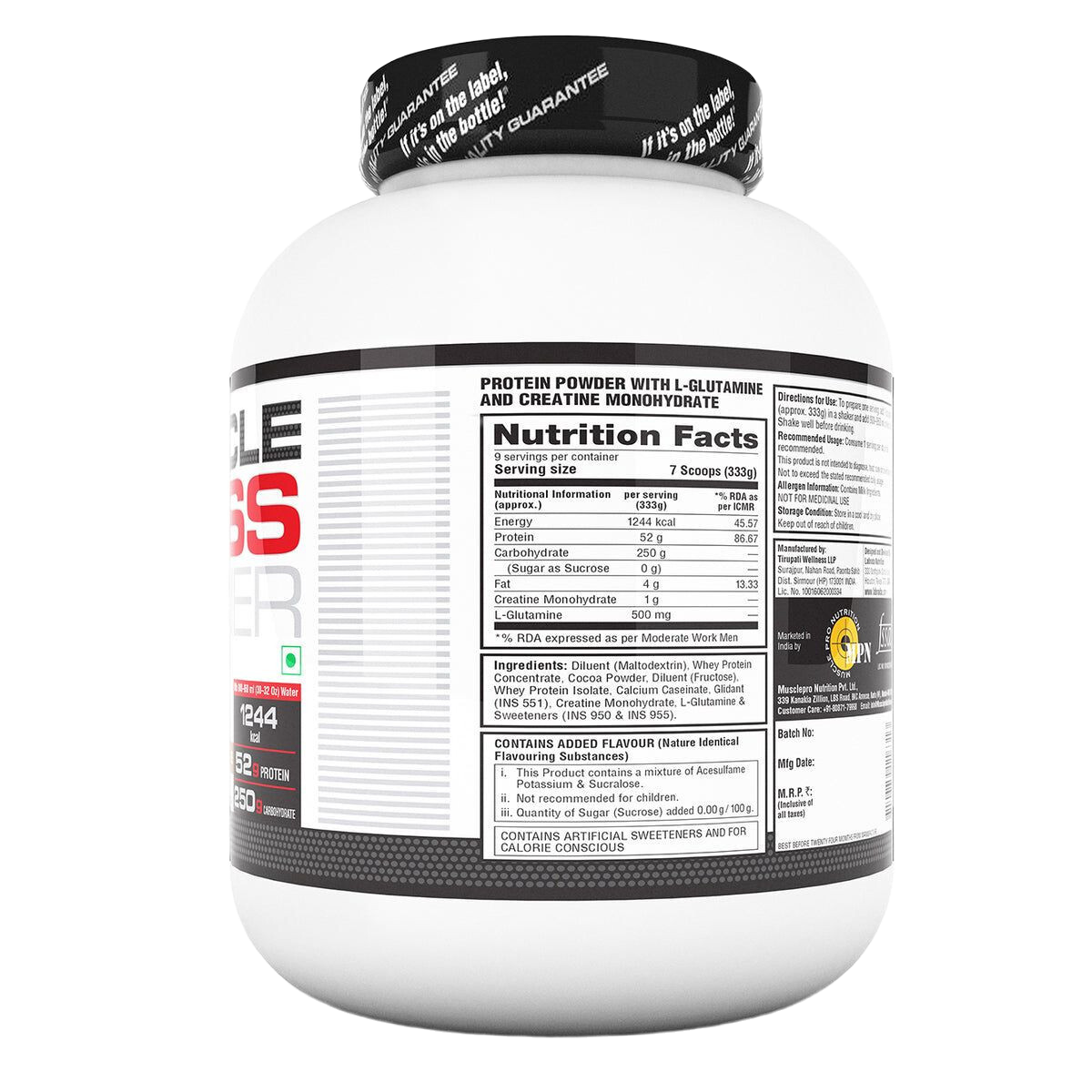 Labrada Muscle Mass Gainer Protein 6Lb