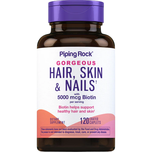 Piping Rock, Hair,Skin,Nails, 120 capsules