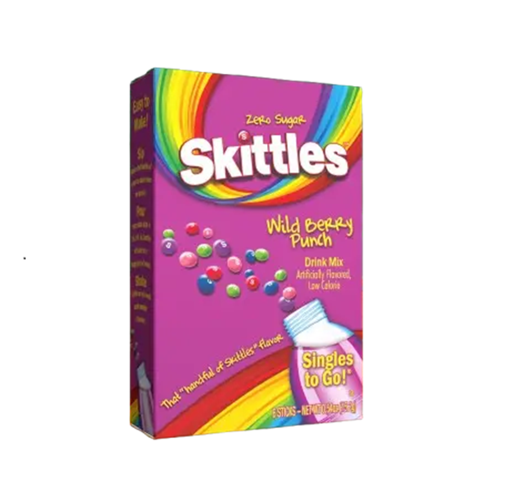 Skittles Singles To Go Wild Berry Mix 6 Servings